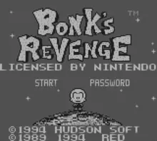 Image n° 1 - screenshots  : Bonk's Revenge